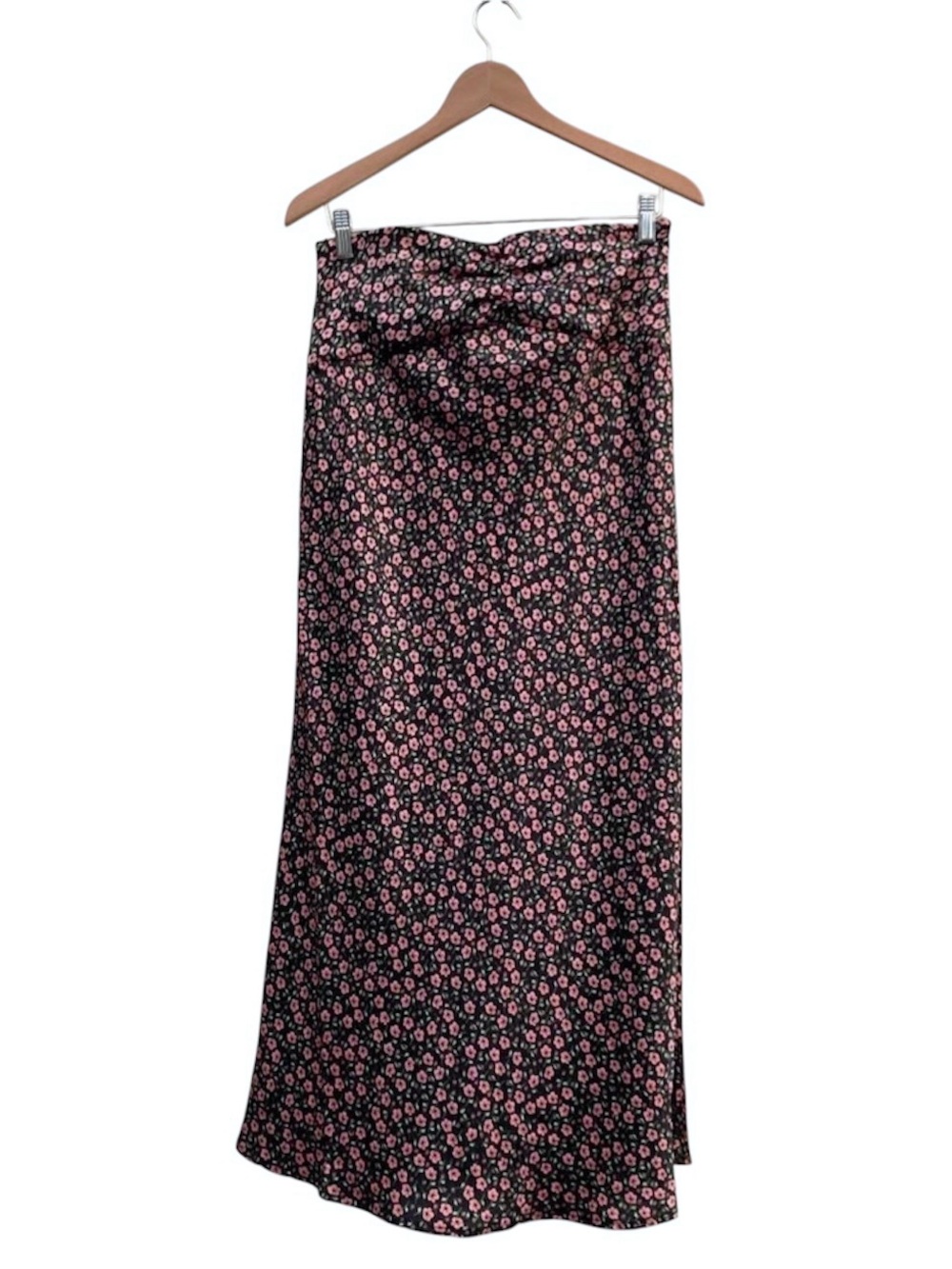 C/MEO Collective Knowing of This Midi Skirt Black Floral Print Large
